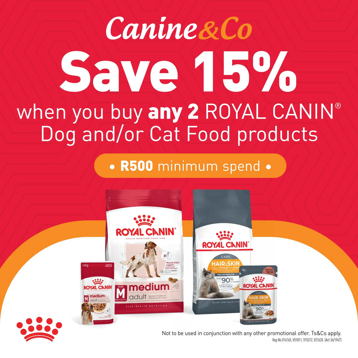 Royal Canin Buy 2 Save 15%