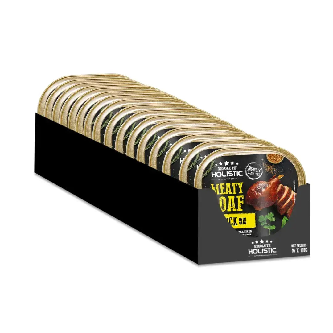 Absolute Holistic Meaty Loaf Duck Wet Dog Food Can   | Canine & Co