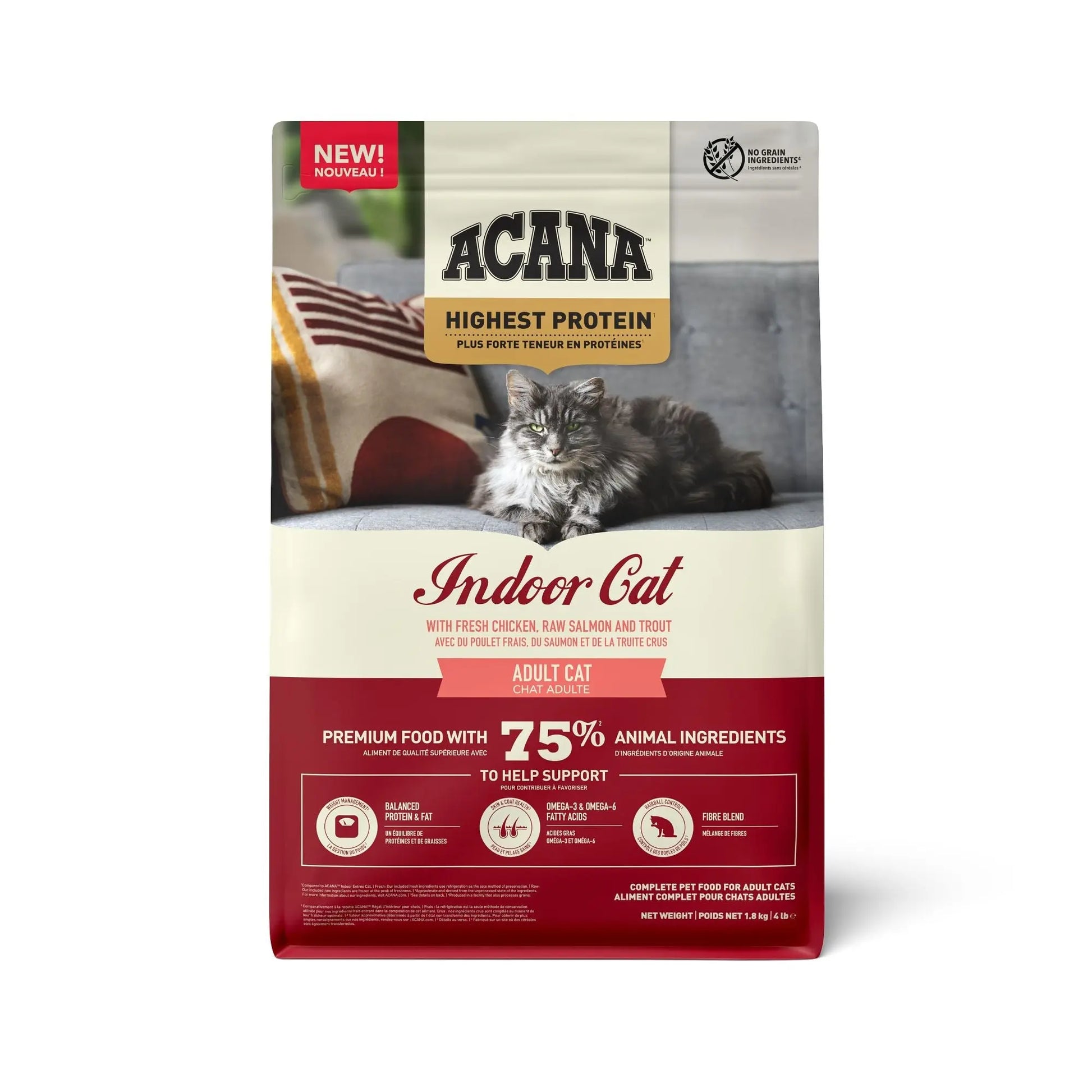 Acana Highest Protein Indoor Dry Cat Food   | Canine & Co