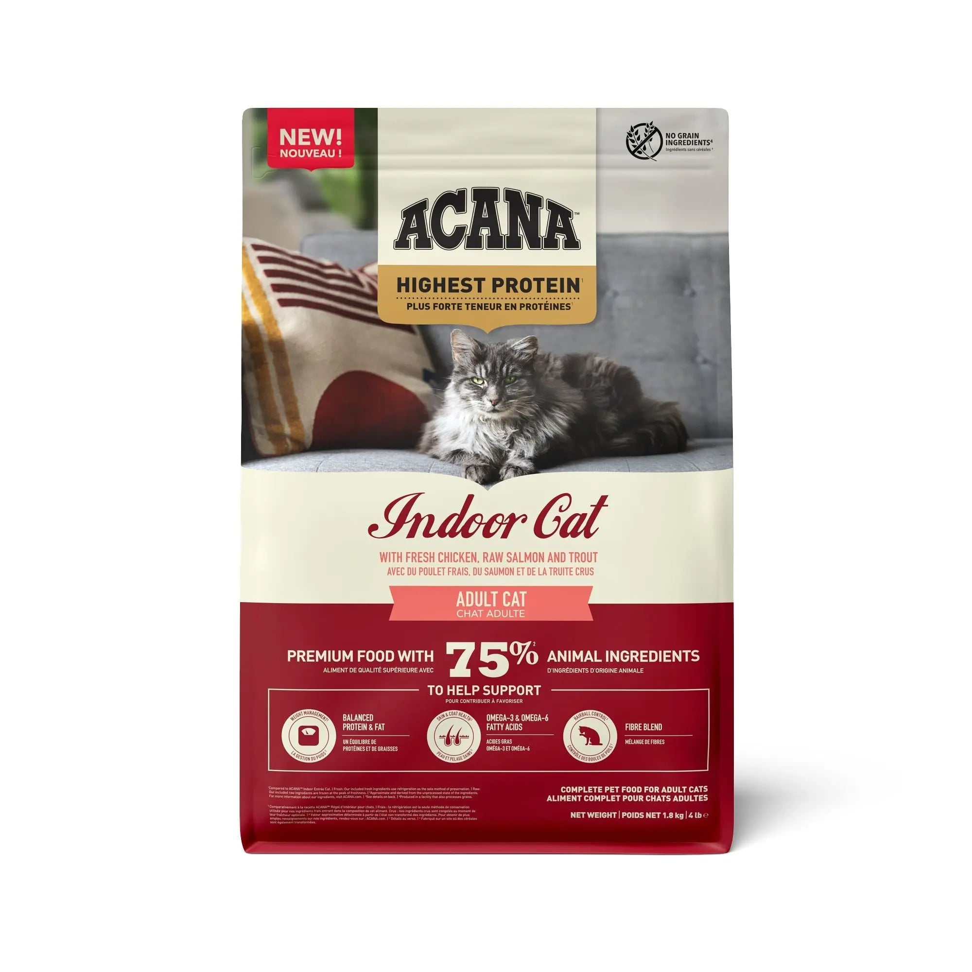 Acana Highest Protein Indoor Dry Cat Food   | Canine & Co