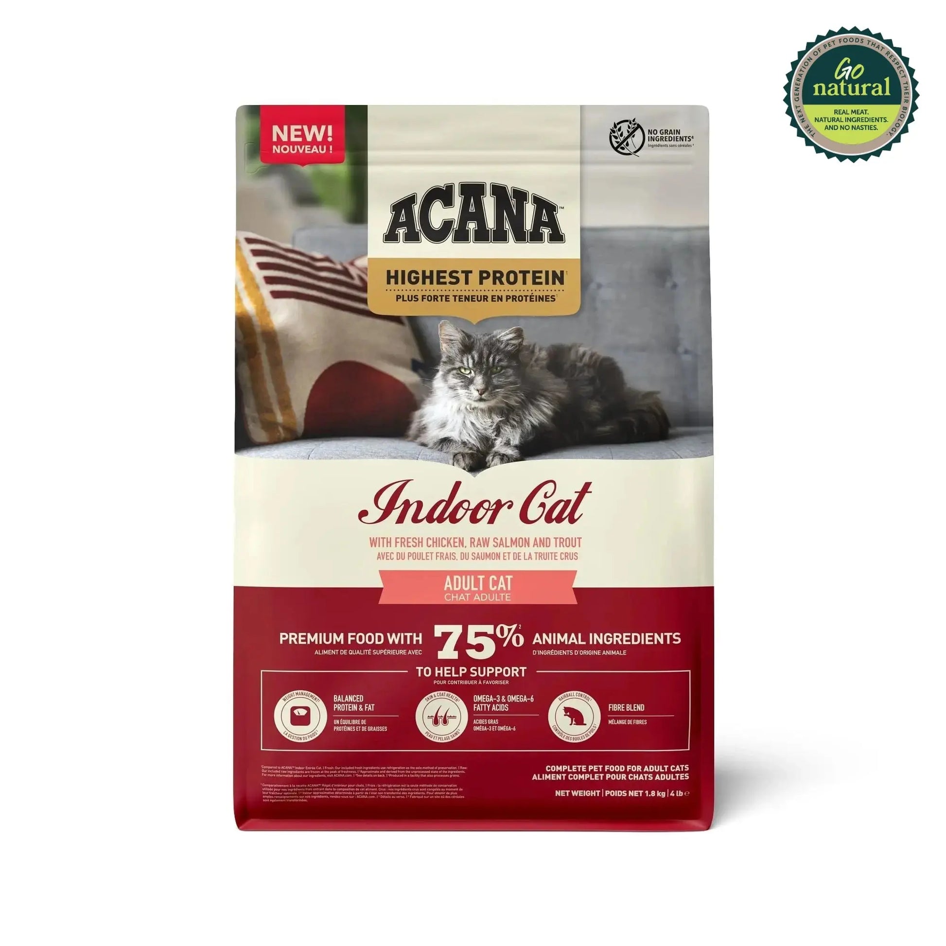 Acana Highest Protein Indoor Dry Cat Food   | Canine & Co