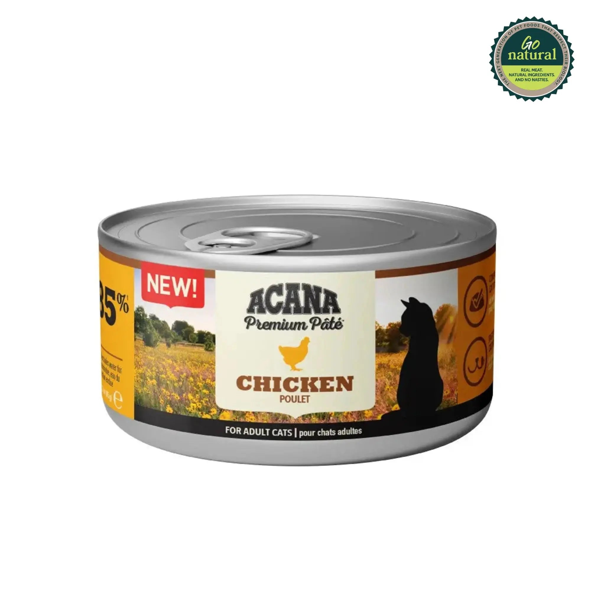 Acana Premium Pâté Chicken in Bone Broth Wet Cat Food   | Canine & Co