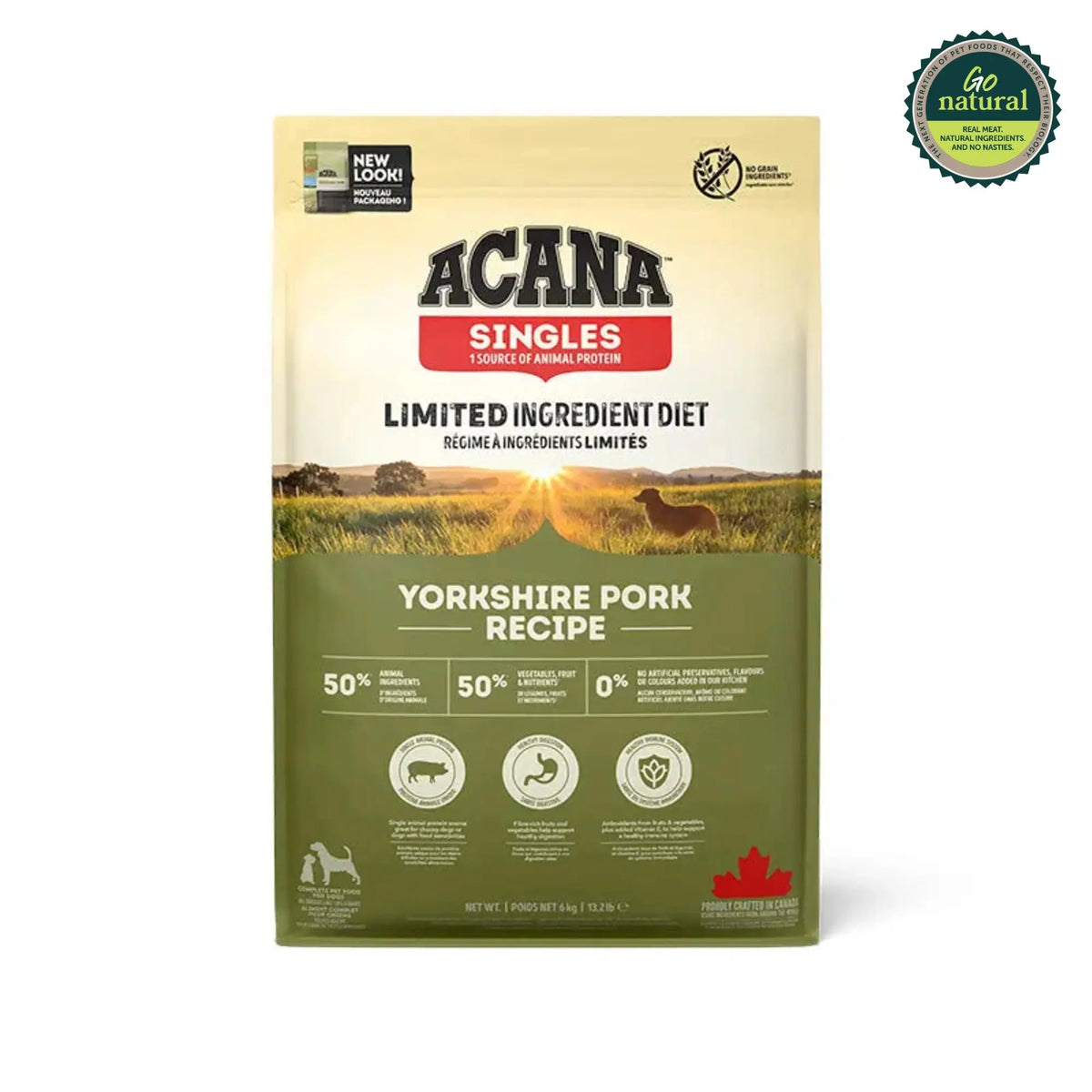 Acana Singles Yorkshire Pork Dry Dog Food
