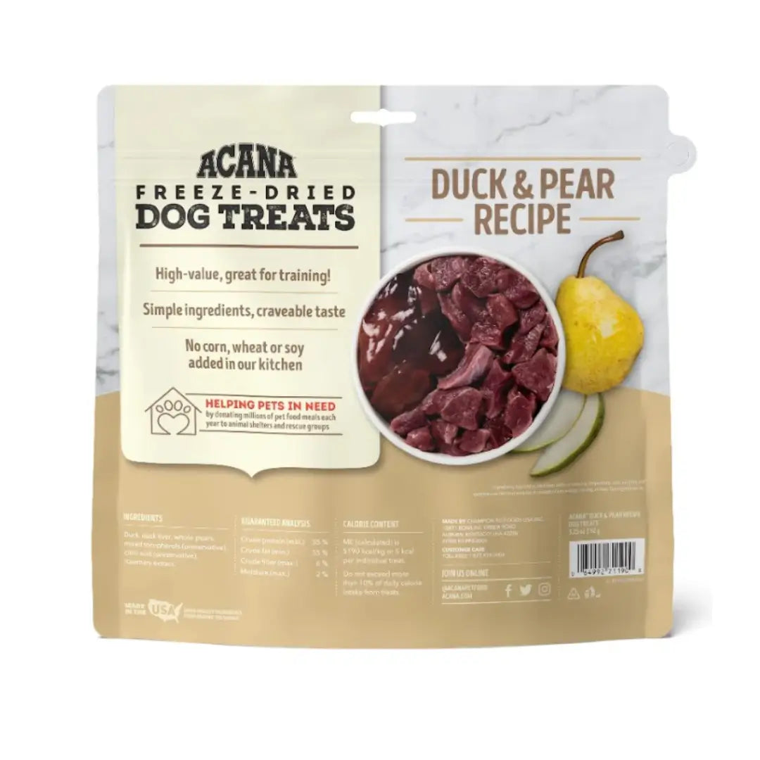 Acana Duck & Pear Freeze-Dried Dog Treats