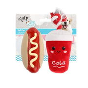 All For Paws Dog Toy Hotdog with Cola Pack   | Canine & Co