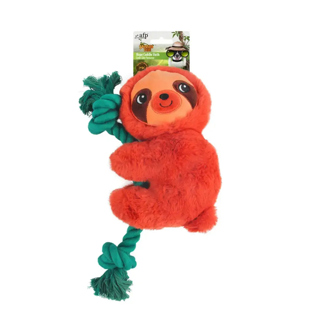 All For Paws Dog Toy Rope Cuddle Sloth   | Canine & Co