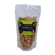 Lamb's liver training treats in a resealable bag, perfect for rewarding pets during training sessions.