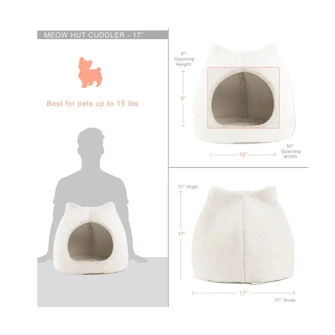 Best Friends Meow Hut Fur Bed   | Canine & Co