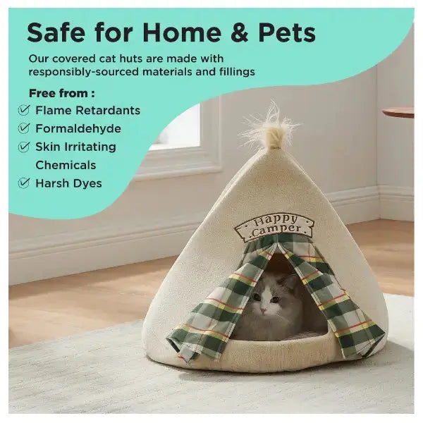 Best Friends by Sheri Meow Hut Happy Camper Wheat   | Canine & Co