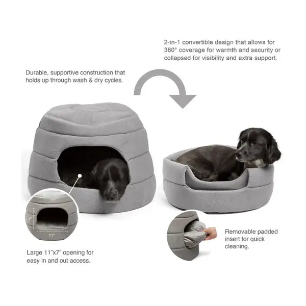Best Friends Honeycomb Ilan Hut Cuddler Dog & Cat Bed