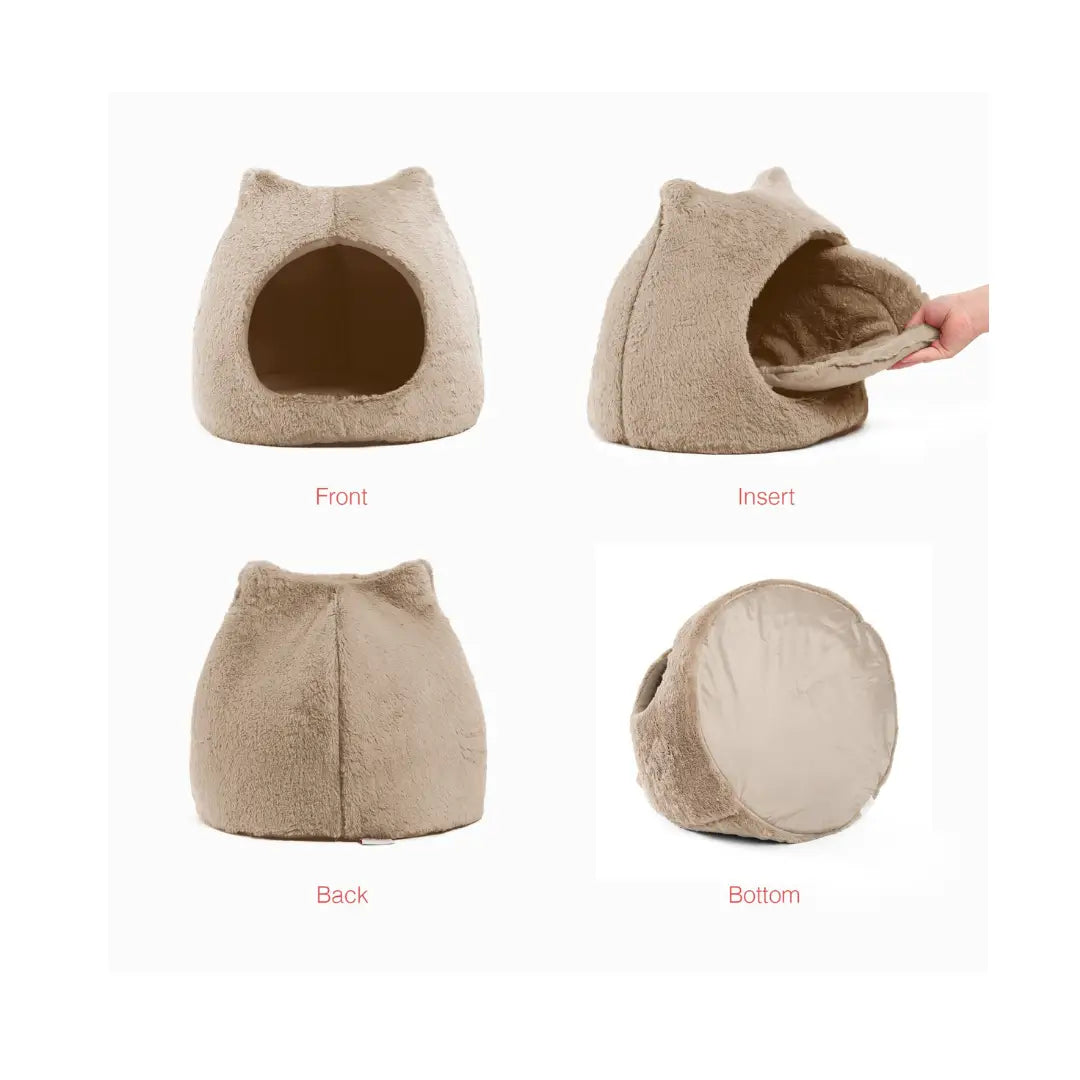 Best Friends Meow Hut Fur Bed