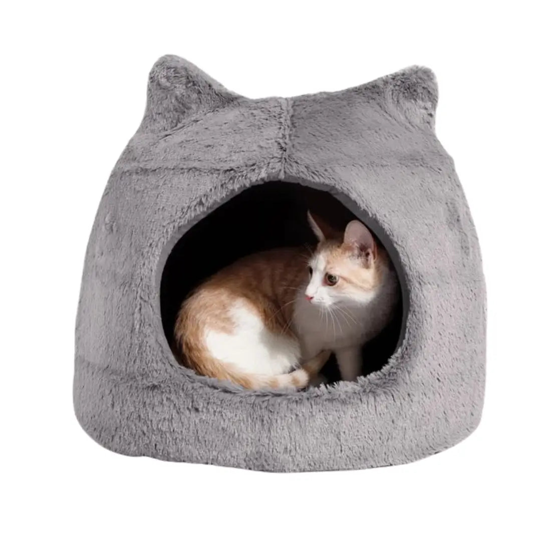 Best Friends Meow Hut Fur Bed