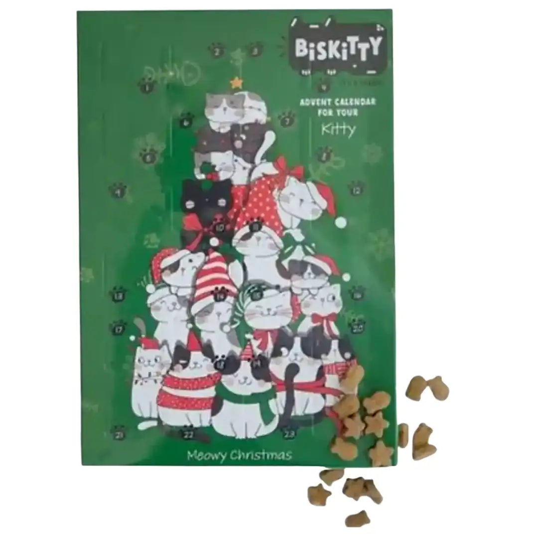 Biskitty Christmas Advent Calendar Cat Treat