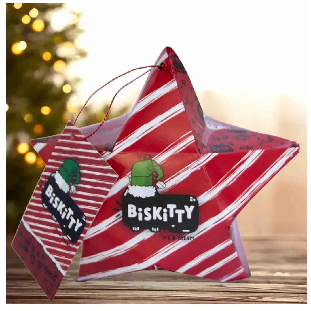 Biskitty Christmas Star Cat Treats