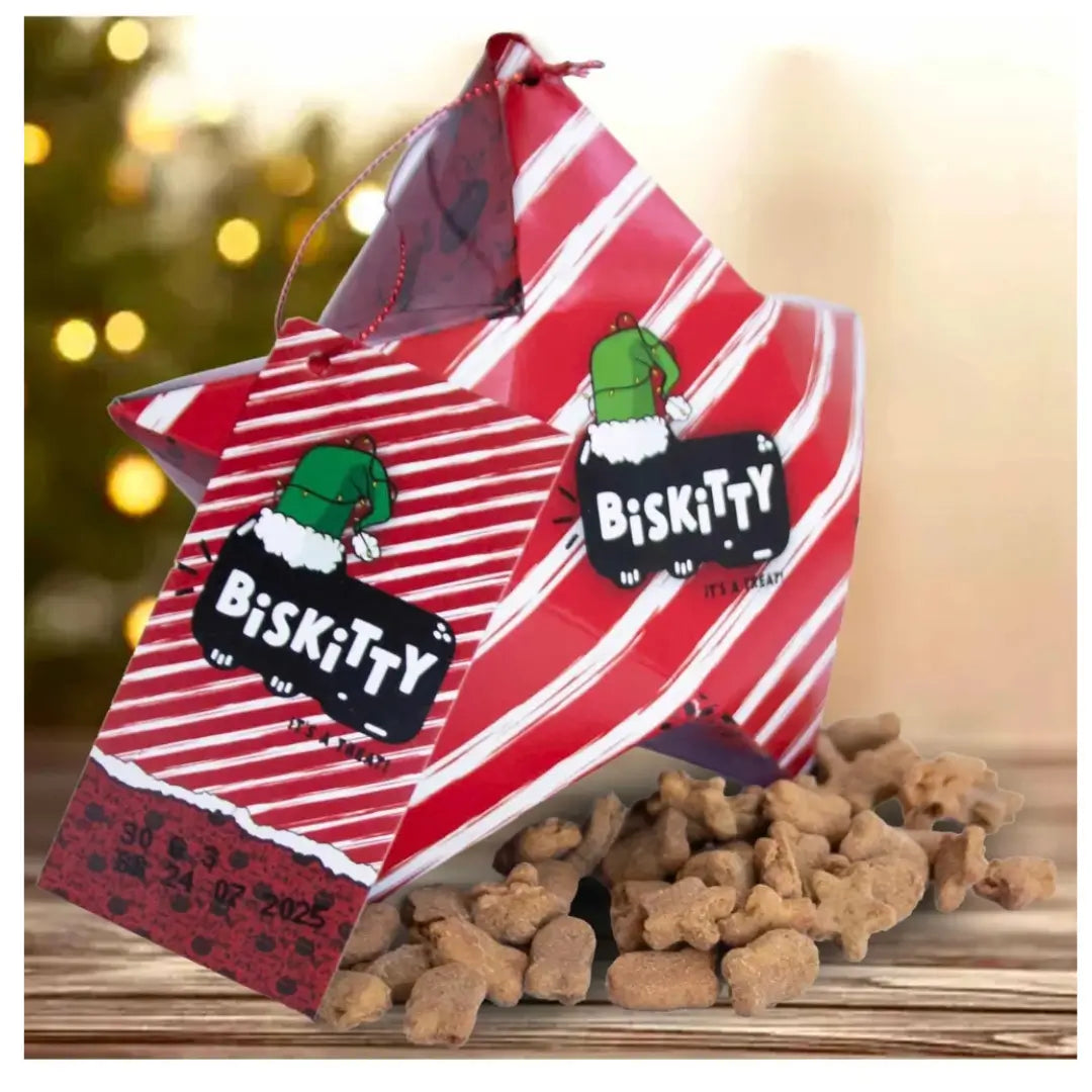 Biskitty Christmas Star Cat Treats