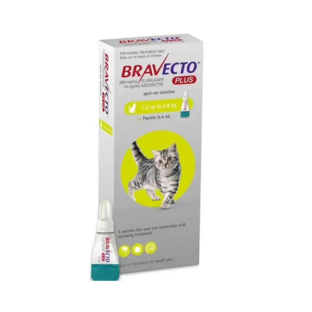 Bravecto Plus Spot-On for Cats   | Canine & Co