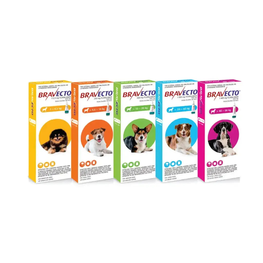 Bravecto Spot-On Tick & Flea Treatment for Dogs