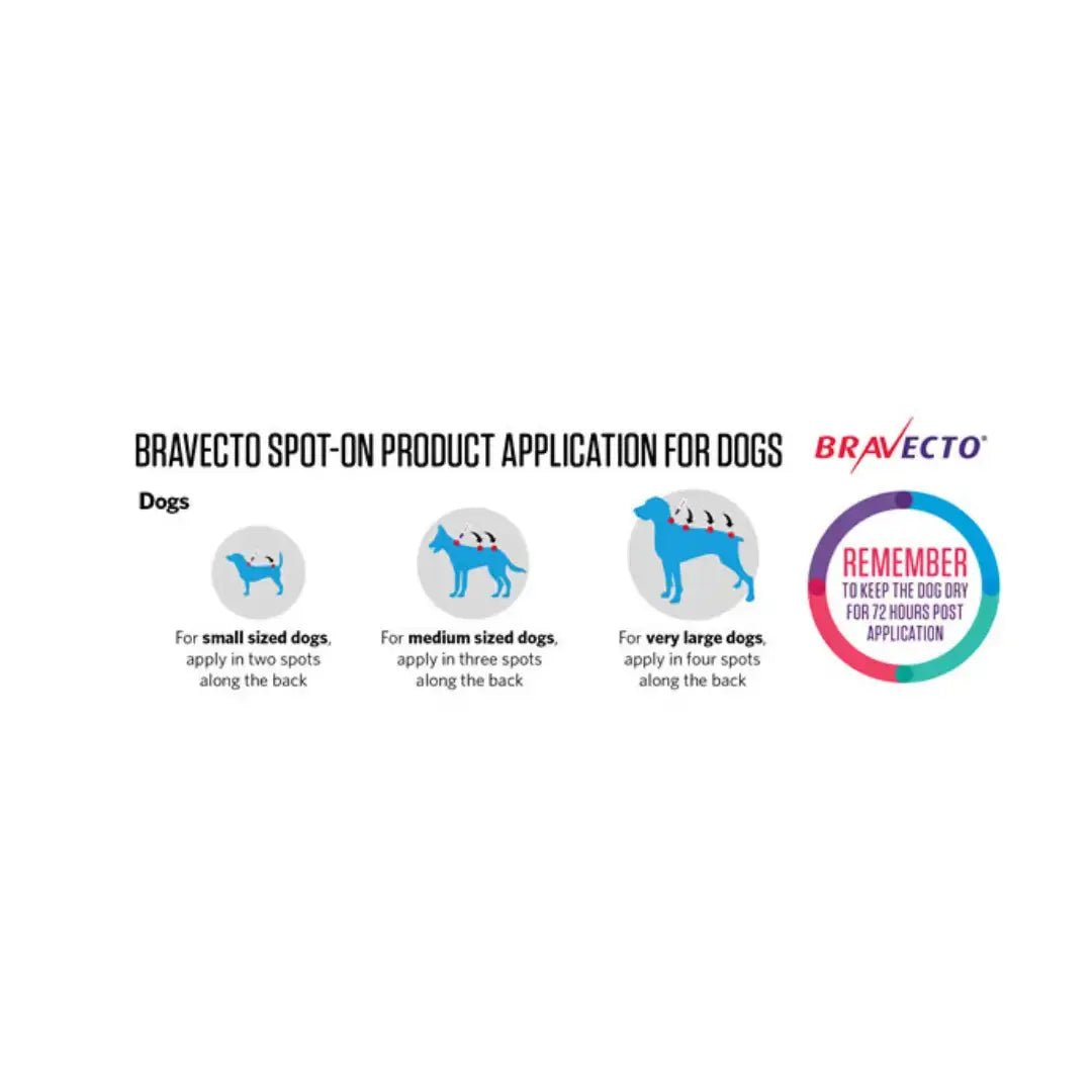 Bravecto Spot-On Tick & Flea Treatment for Dogs   | Canine & Co