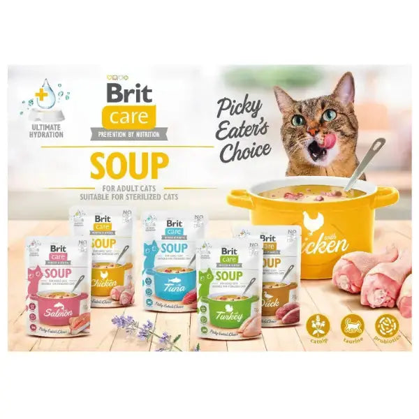 Brit Care Adult Chicken Soup Cat Food   | Canine & Co