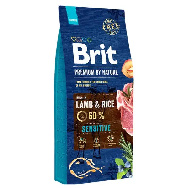 Brit Premium Adult Sensitive Lamb Dog Food   | Canine & Co