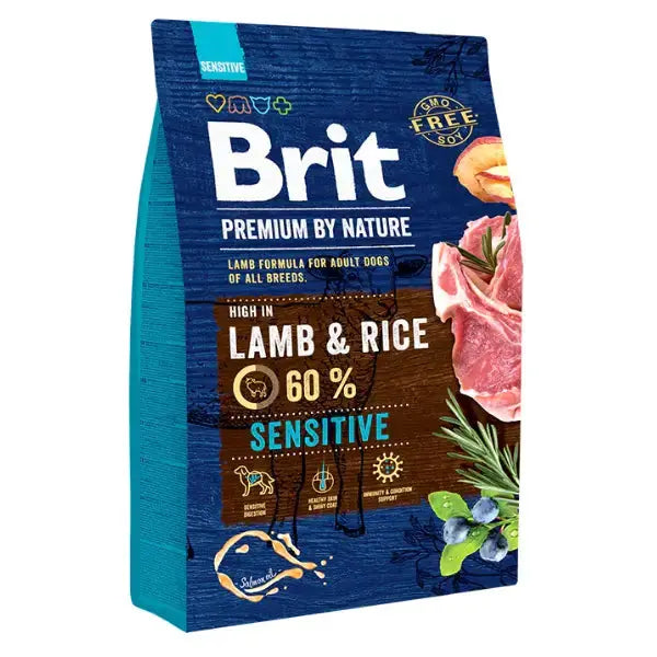 Brit Premium Adult Sensitive Lamb Dog Food   | Canine & Co