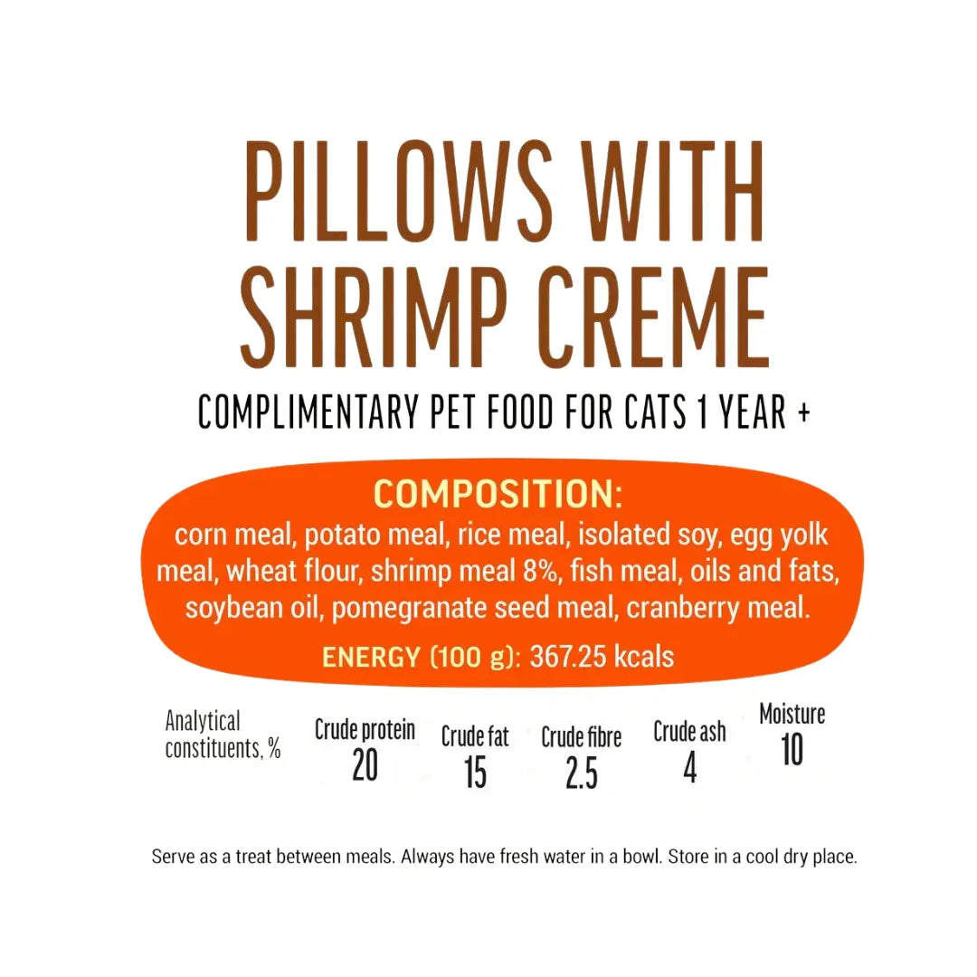 Cat Fest Pillows Shrimp Cat Treats