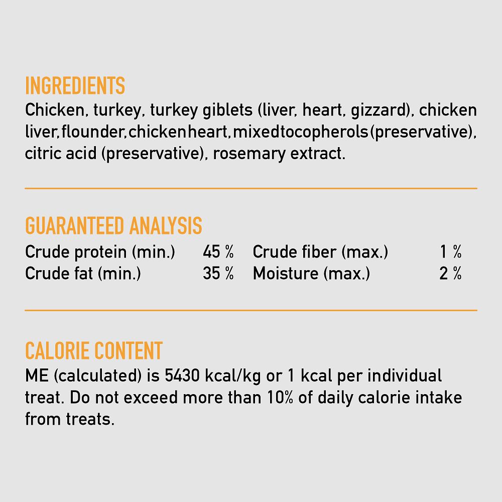 Orijen Original Freeze-Dried Cat Treats – product detail image (available online in South Africa)