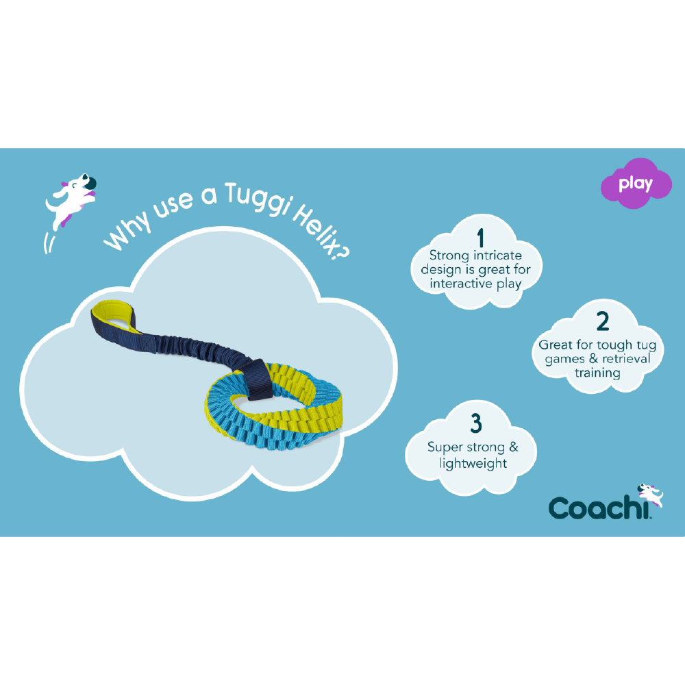 Company of Animals Coachi Tuggi Helix Dog Toy