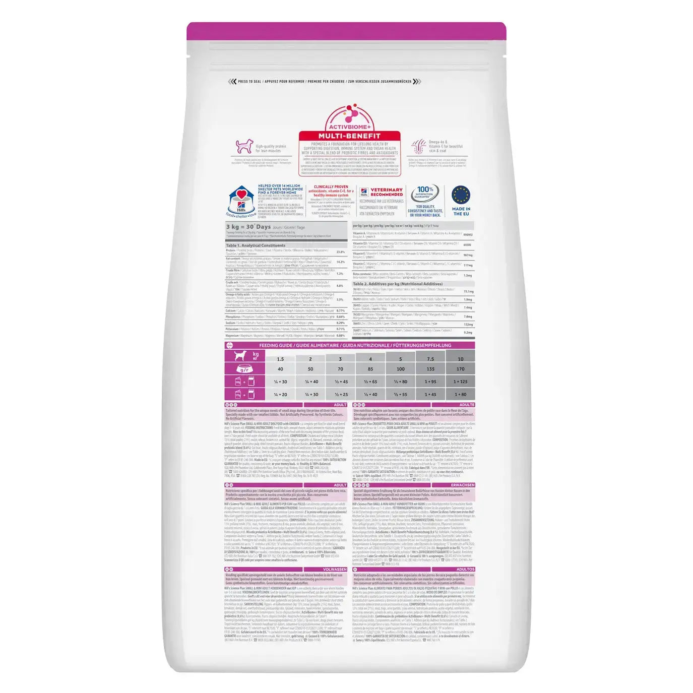 Hill’s Science Plan Small & Mini Adult Dry Dog Food, Chicken Flavour   | Canine & Co