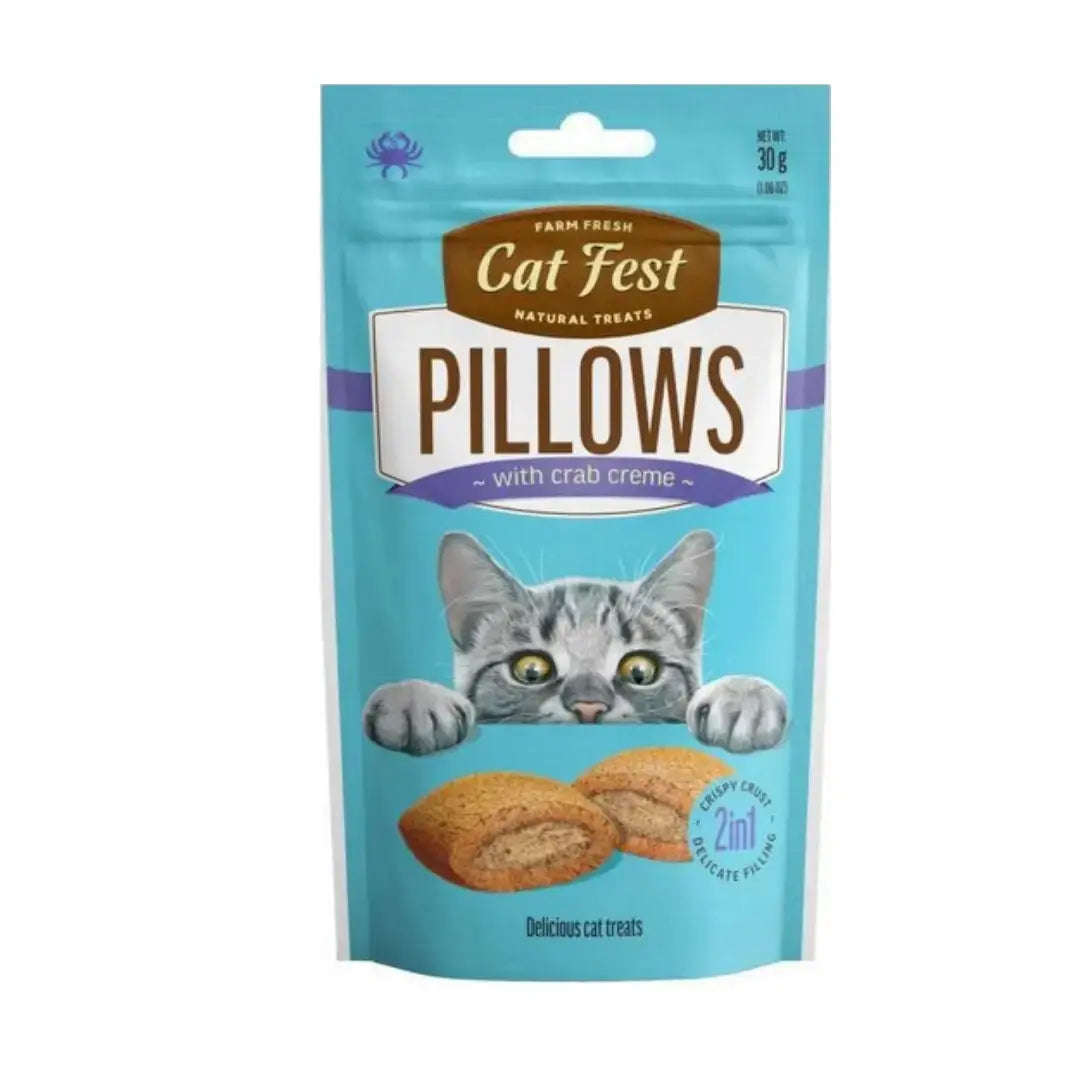 Cat Fest Pillows Crab Cat Treats  30g | Canine & Co