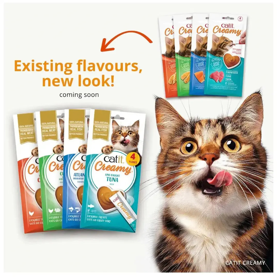 Catit Creamy Atlantic Salmon Cat Treats   | Canine & Co