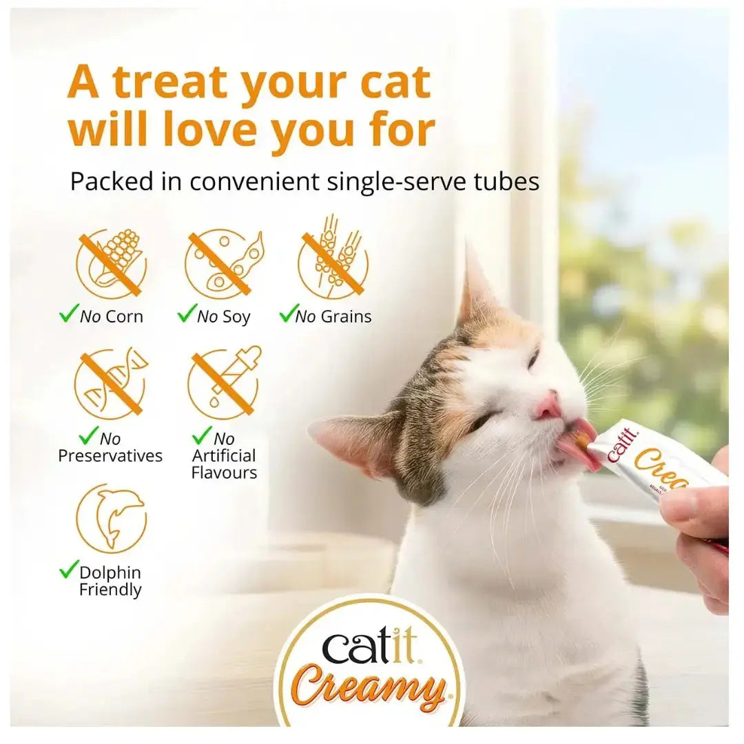 Catit Creamy Atlantic Salmon Cat Treats   | Canine & Co