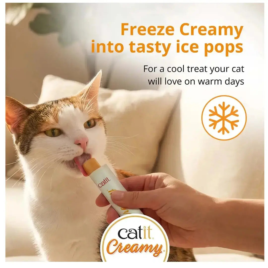 Catit Creamy Atlantic Salmon Cat Treats   | Canine & Co