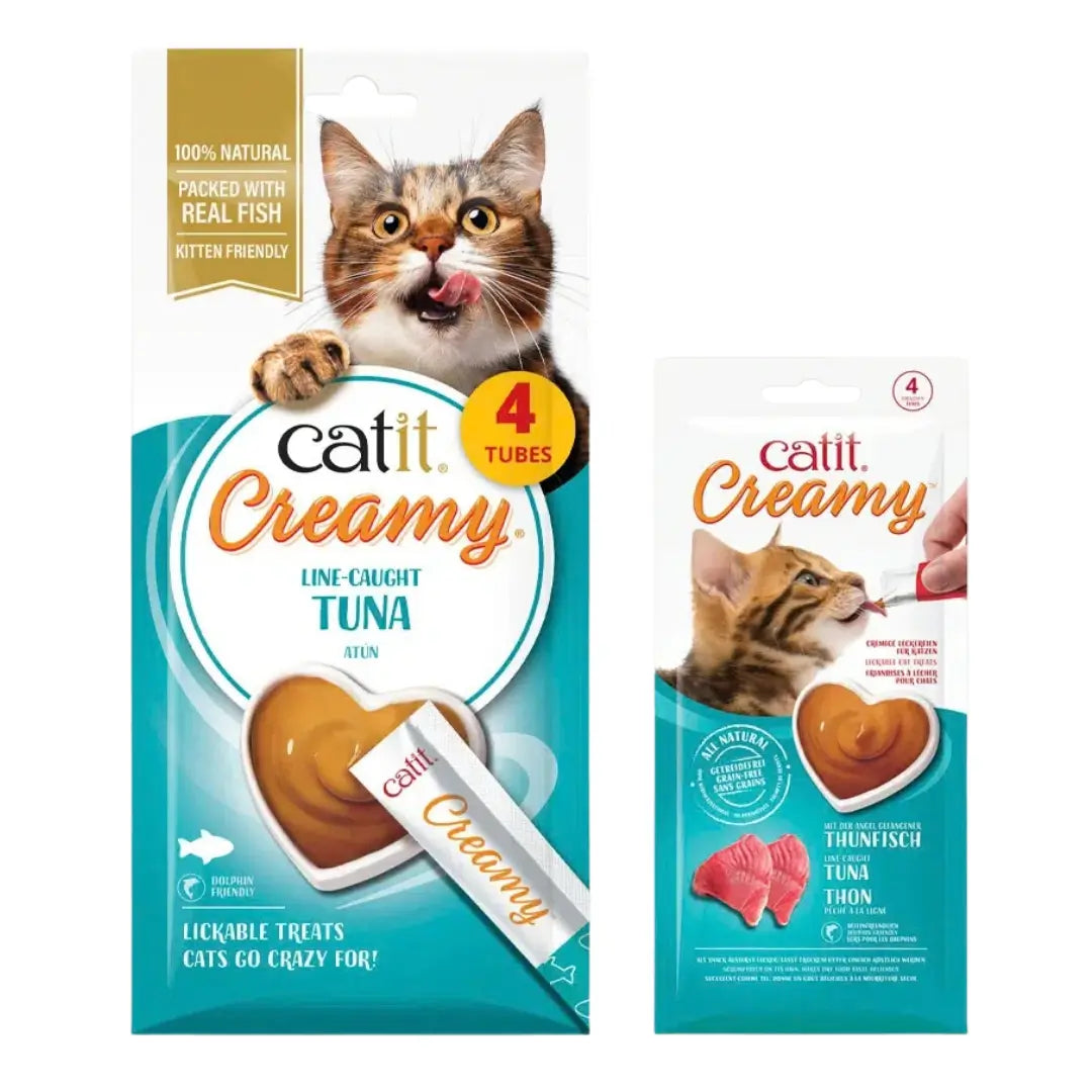 Catit Creamy Line-Caught Tuna Cat Treats