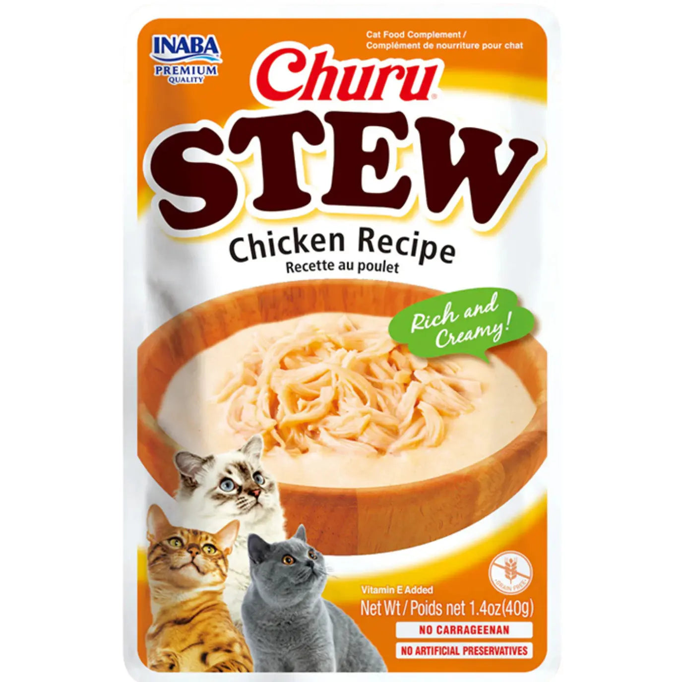 Churu Stew Chicken Pouch Cat Treats 40g   | Canine & Co