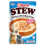 Churu Stew Chicken & Scallop Pouch Cat Treats 40g
