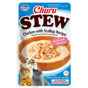 Churu Stew Chicken & Scallop Pouch Cat Treats 40g   | Canine & Co