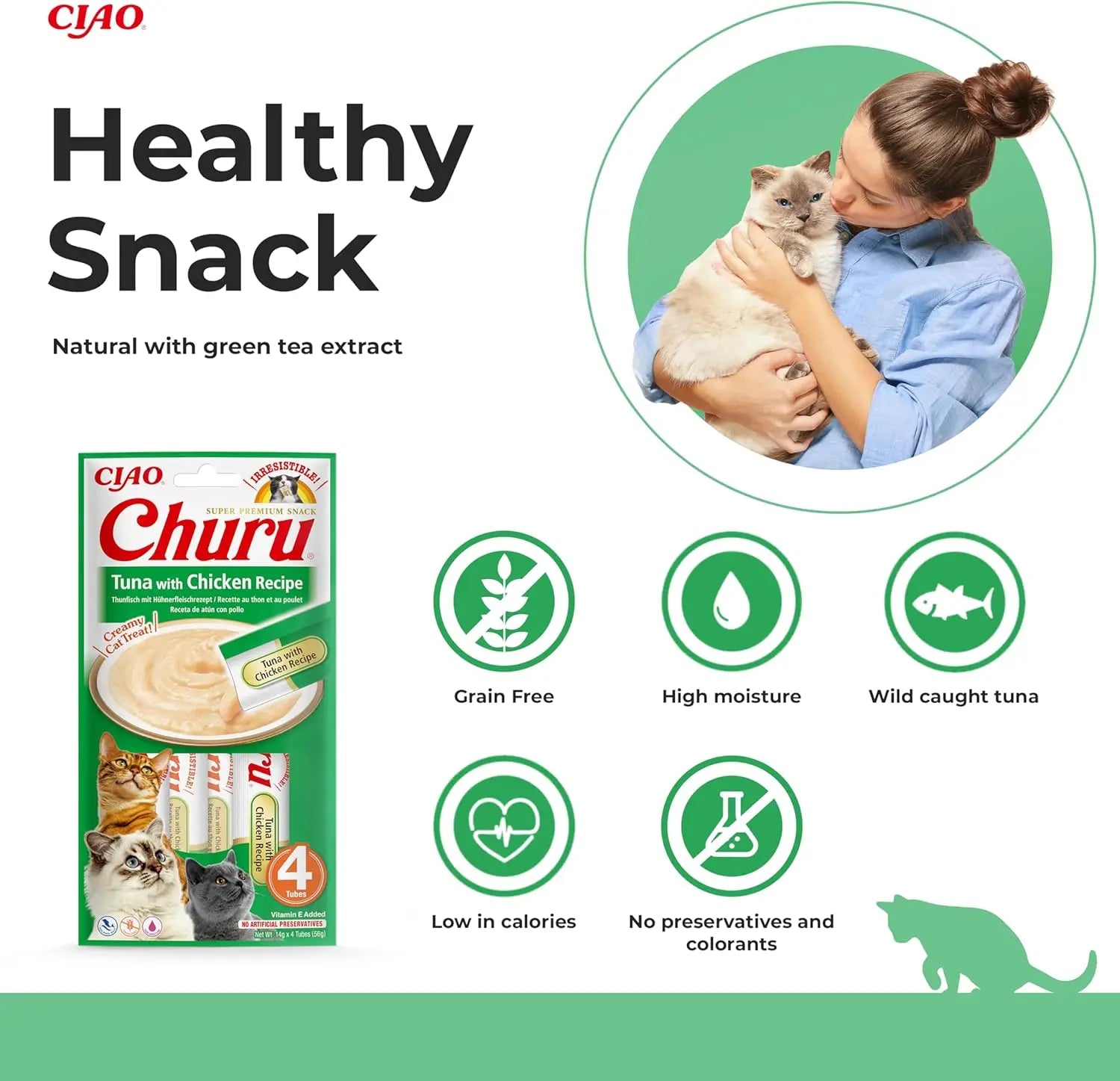 Churu Tuna and Chicken Purée Cat Treats   | Canine & Co