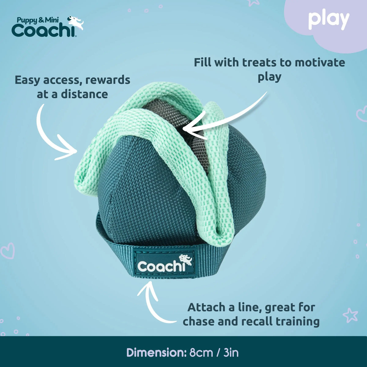 Company of Animals Coachi Chase & Treat Puppy & Mini   | Canine & Co