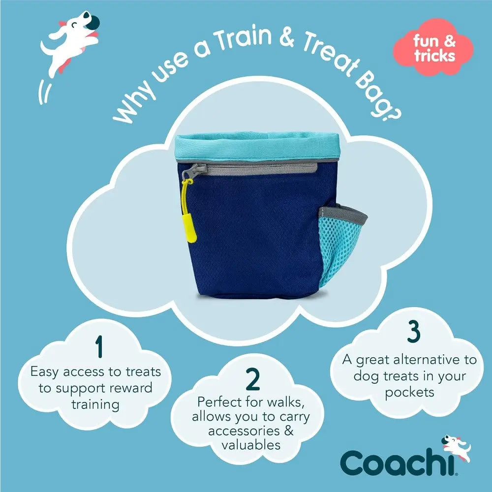 Train & Treat Bag for easy access to dog treats and accessories during training and walks.
