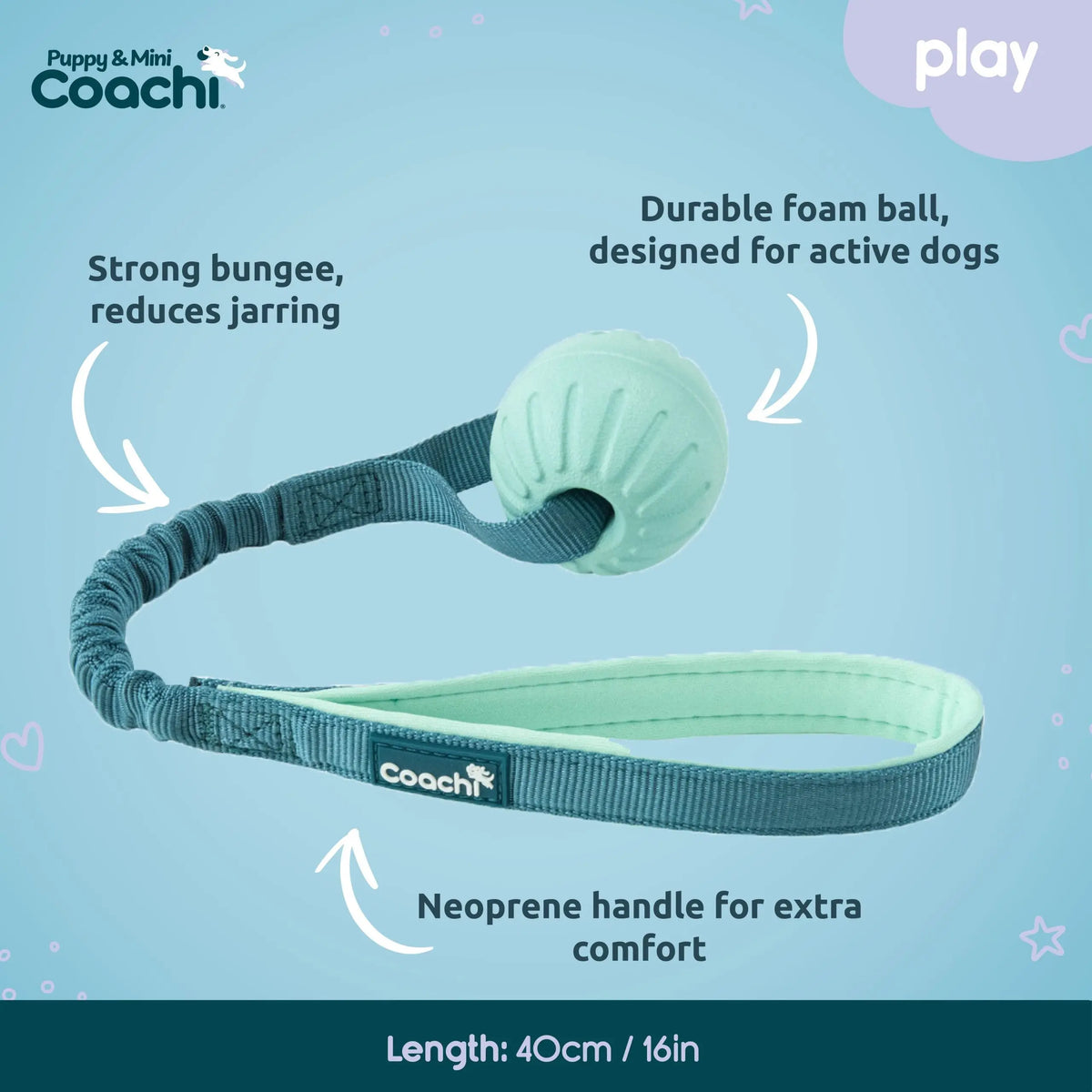 Company of Animals Coachi Tuggi Ball Puppy & Mini