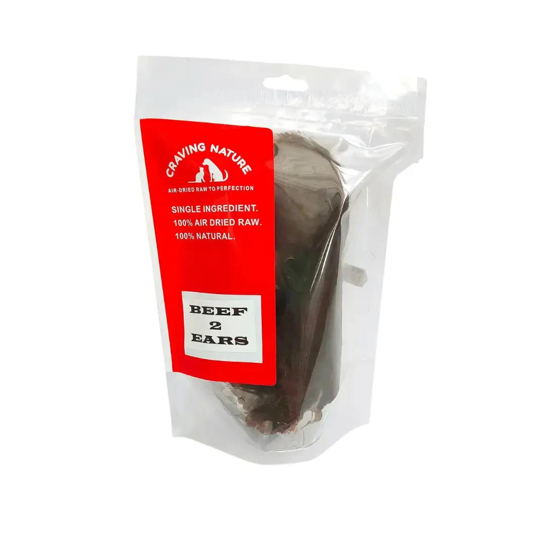 Craving Nature Beef Ears Dog Chew Treats   | Canine & Co