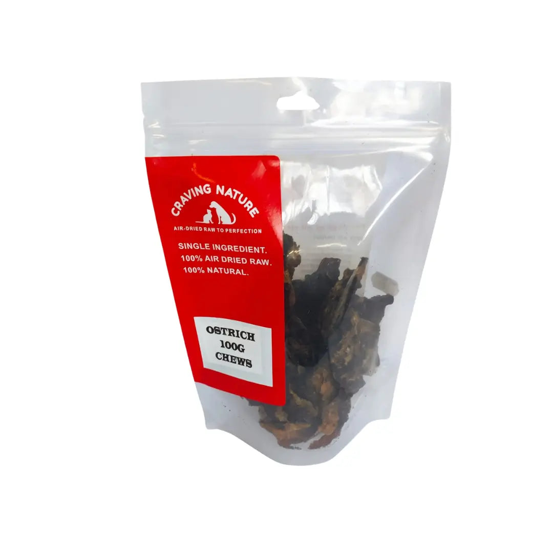 Craving Nature Ostrich Dog Chew Treats
