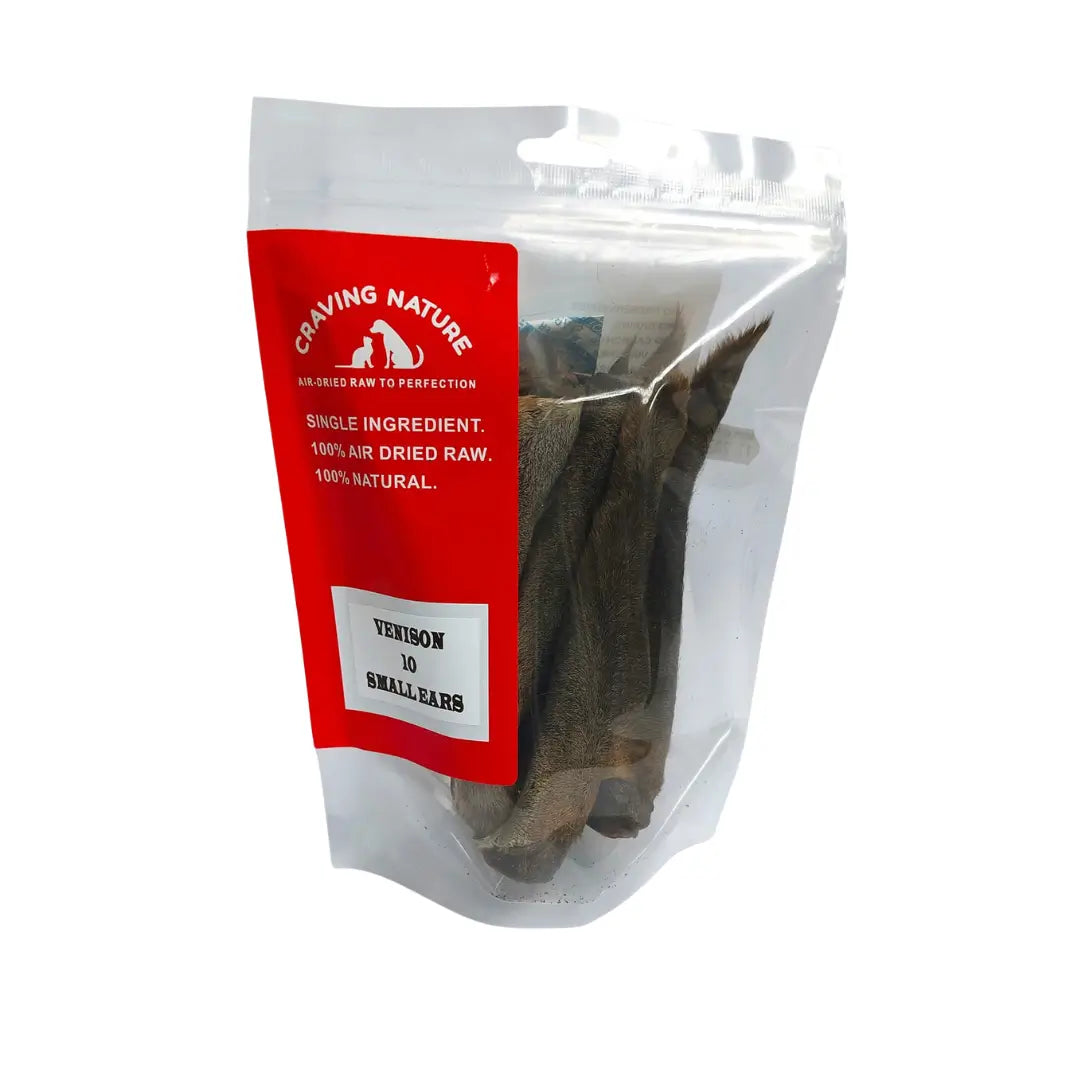 Craving Nature Venison Ears Dog Chew Treats