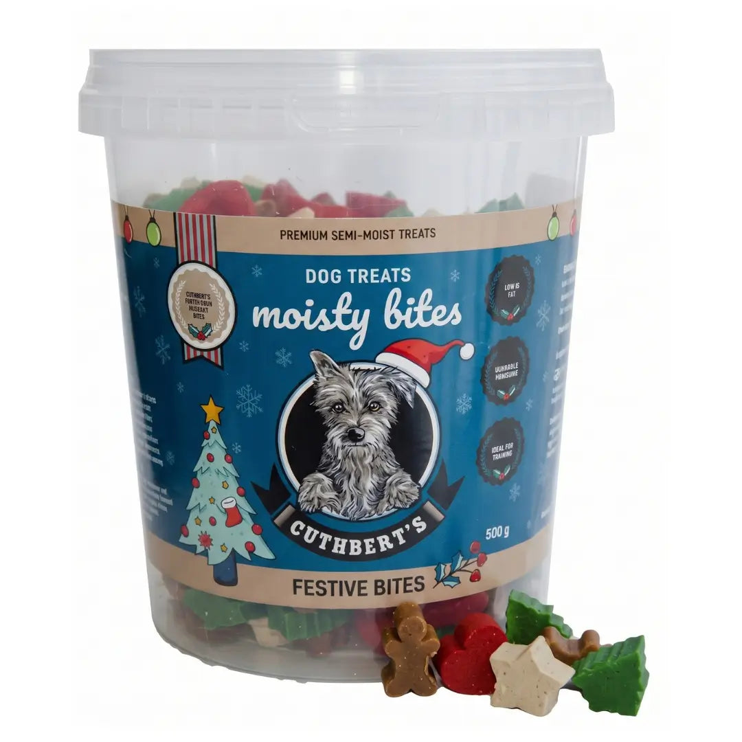 Cuthbert's Christmas Semi-Moist Bites Dog Treat