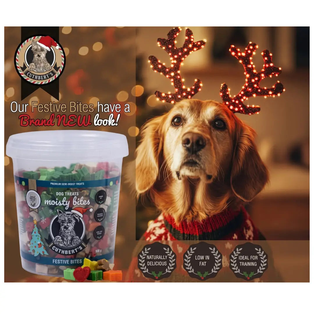 Cuthbert's Christmas Semi-Moist Bites Dog Treat