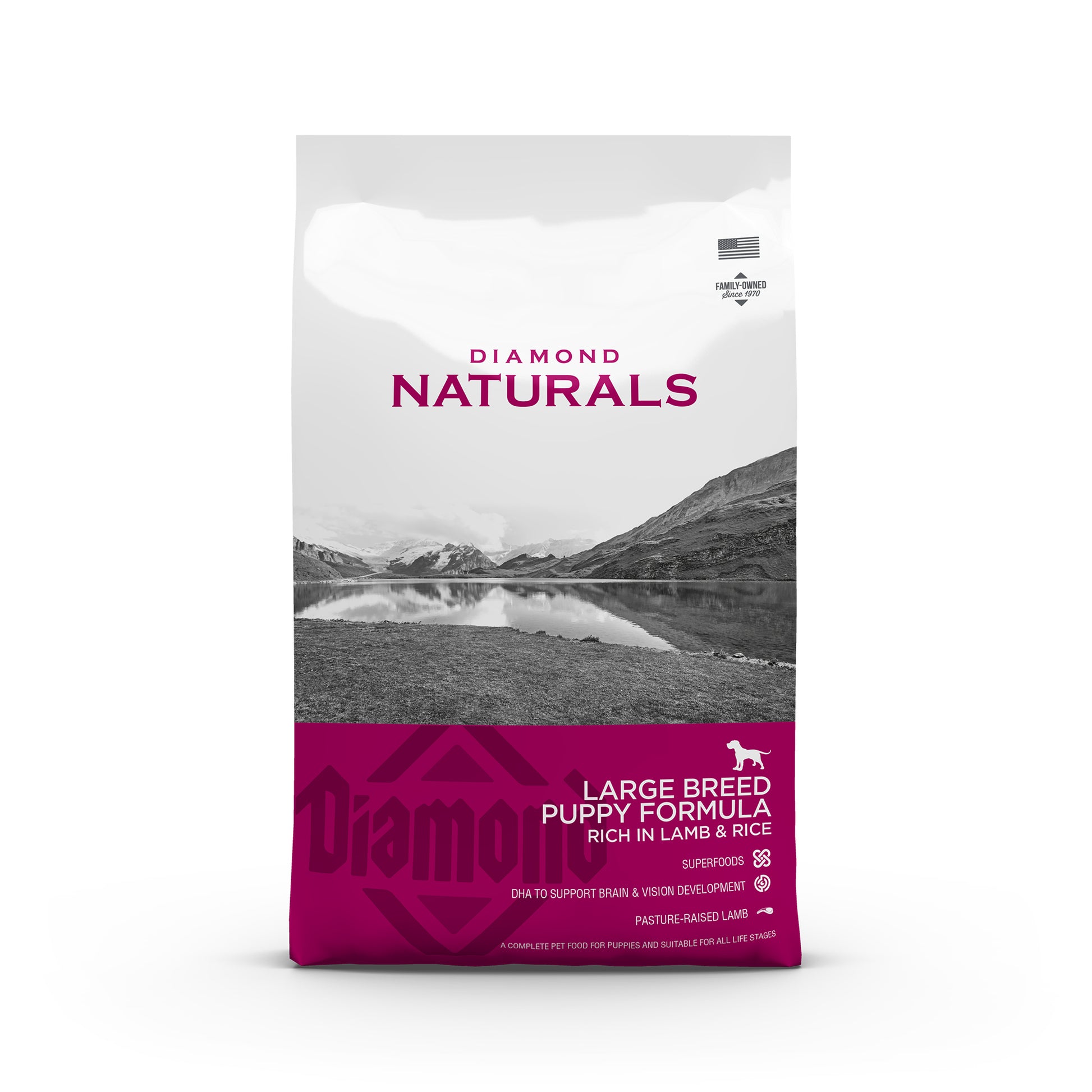 Diamond Naturals Large Breed Puppy Formula - Rich in Lamb & Rice - product detail image South Africa purchase