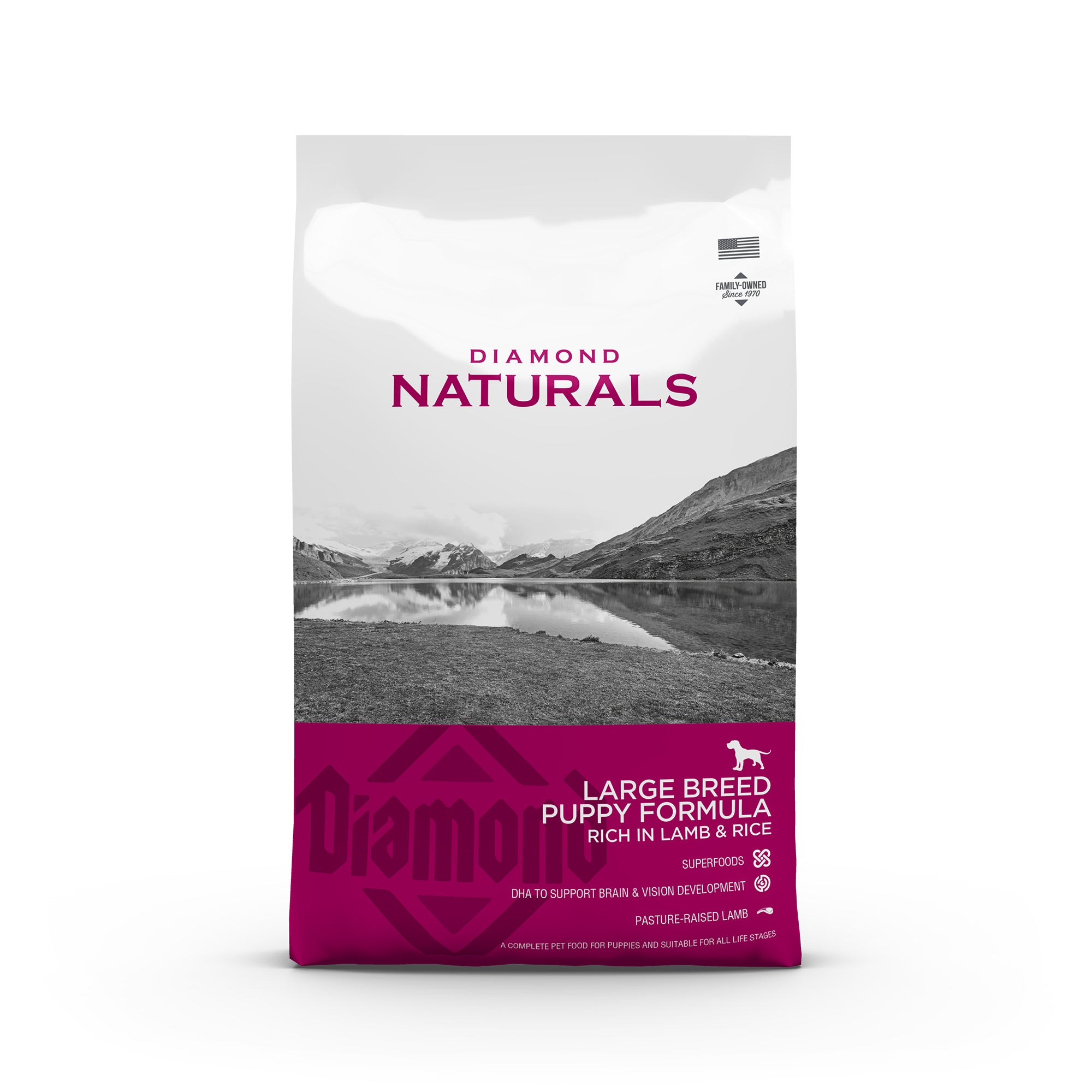 Diamond Naturals Large Breed Puppy Formula - Rich in Lamb & Rice - product detail image South Africa purchase