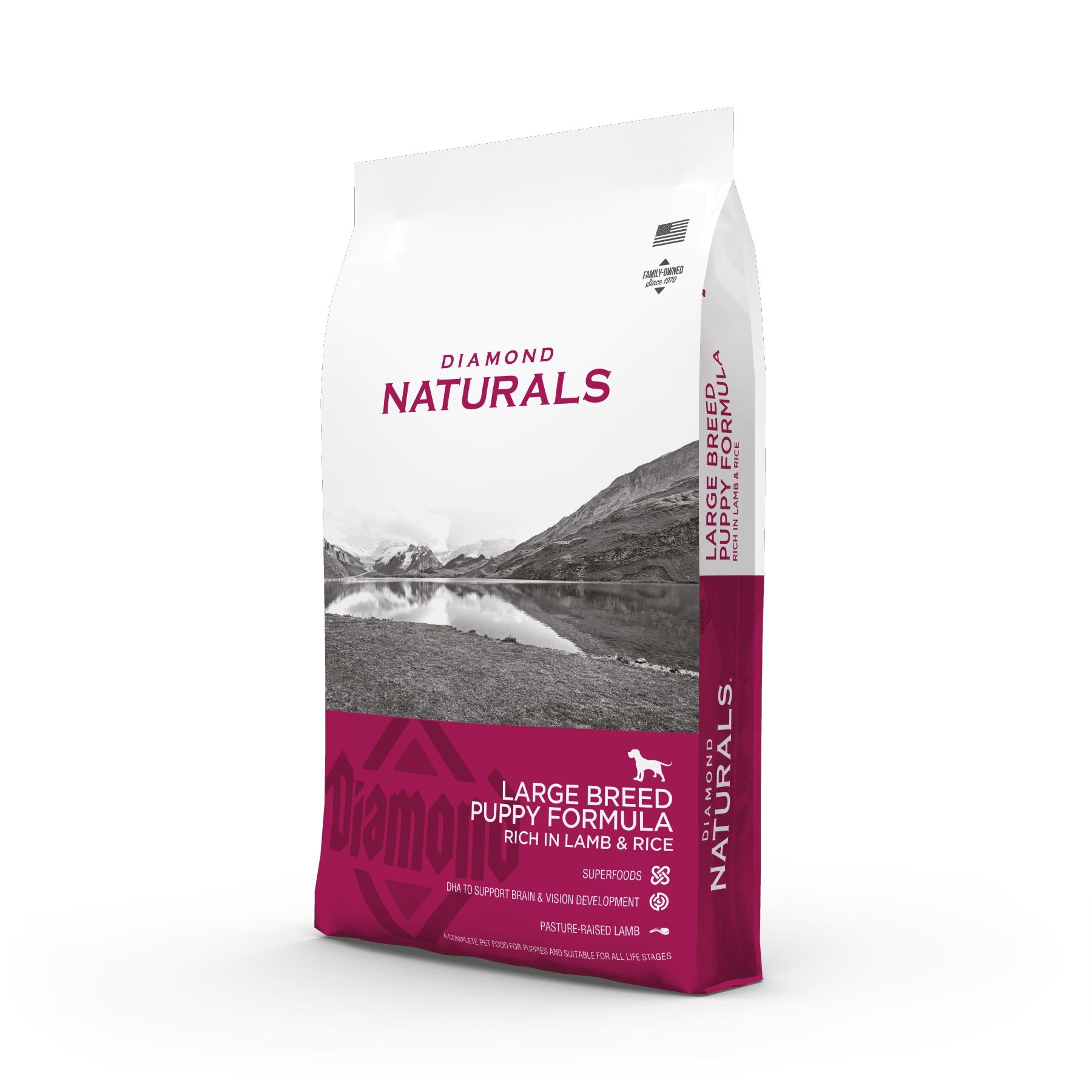 Diamond Naturals Large Breed Puppy Formula - Rich in Lamb & Rice - product detail image Canine & Co South Africa