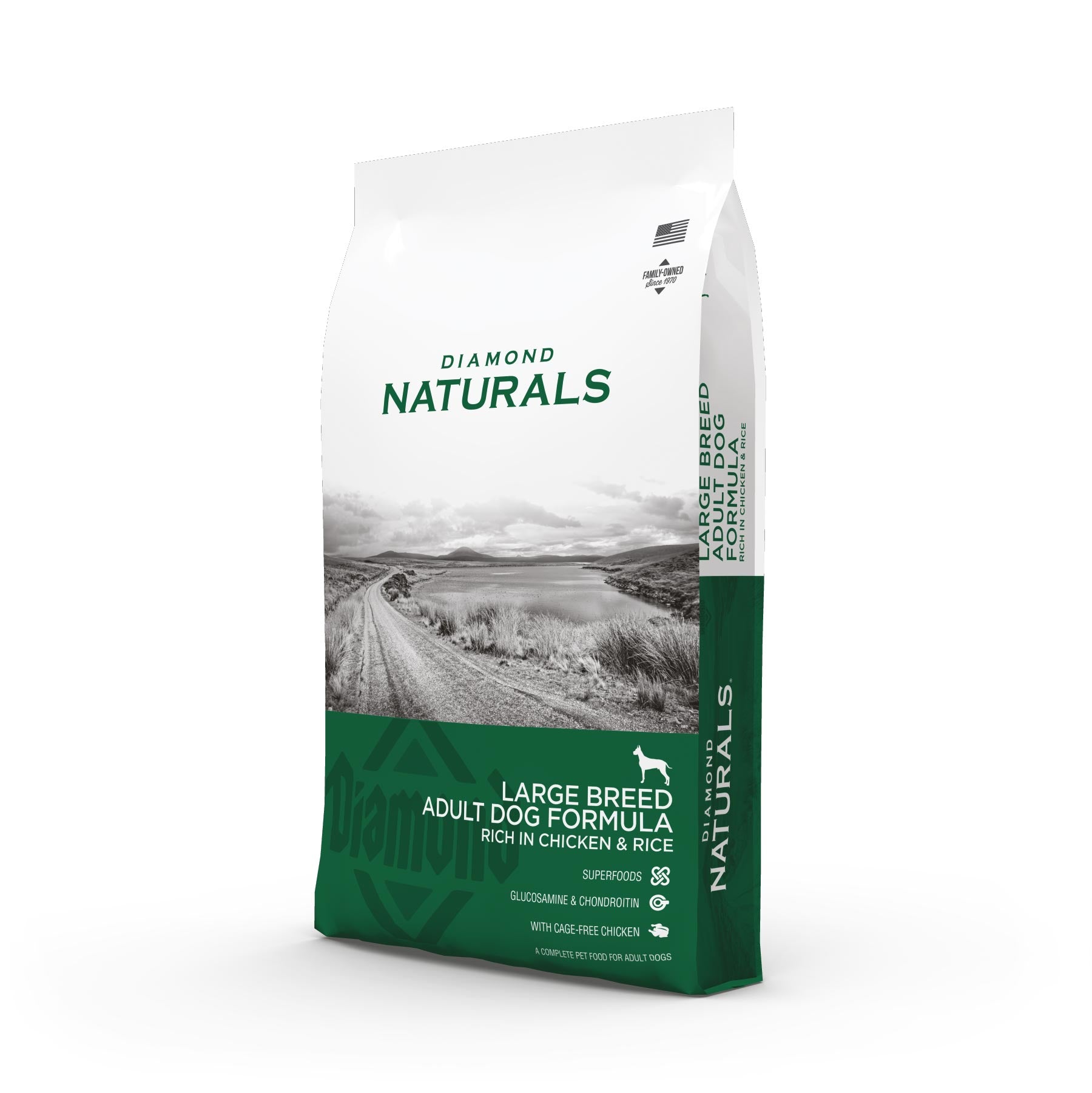 Diamond Naturals Large Breed Adult Dog Formula - Rich in Chicken & Rice - product detail image find in South Africa